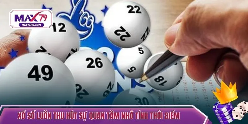 Xổ số luôn thu hút sự quan tâm nhờ tính thời điểm